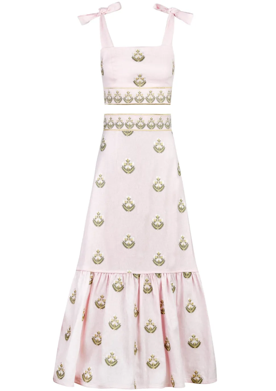 OTM Exclusive: Begum Set in Pink & White