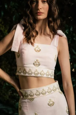 OTM Exclusive: Begum Set in Pink & White