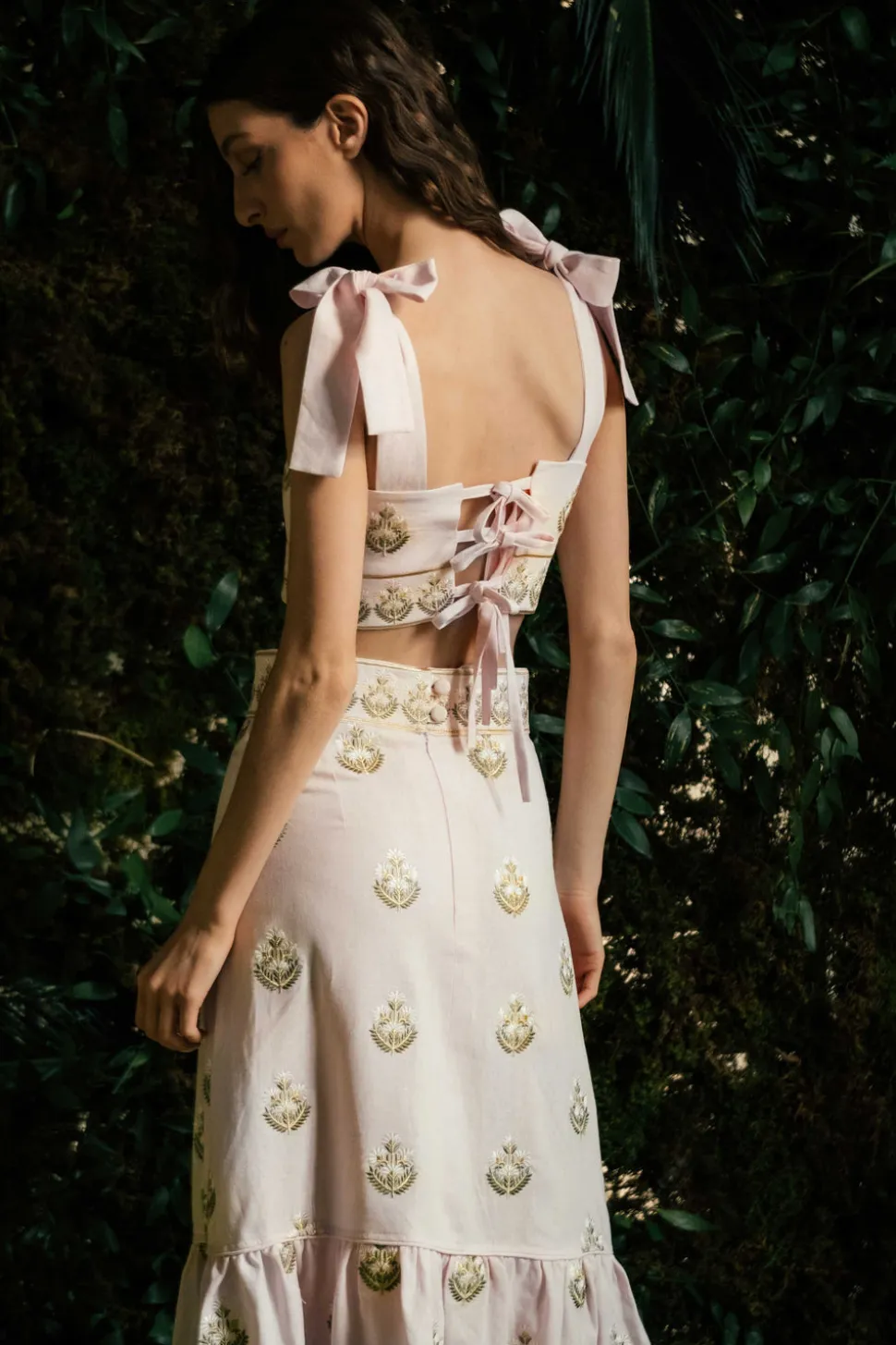 OTM Exclusive: Begum Set in Pink & White