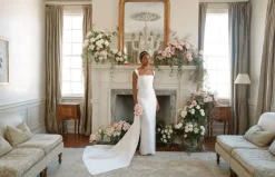 OTM Exclusive: Bridal Gown with Detachable Train