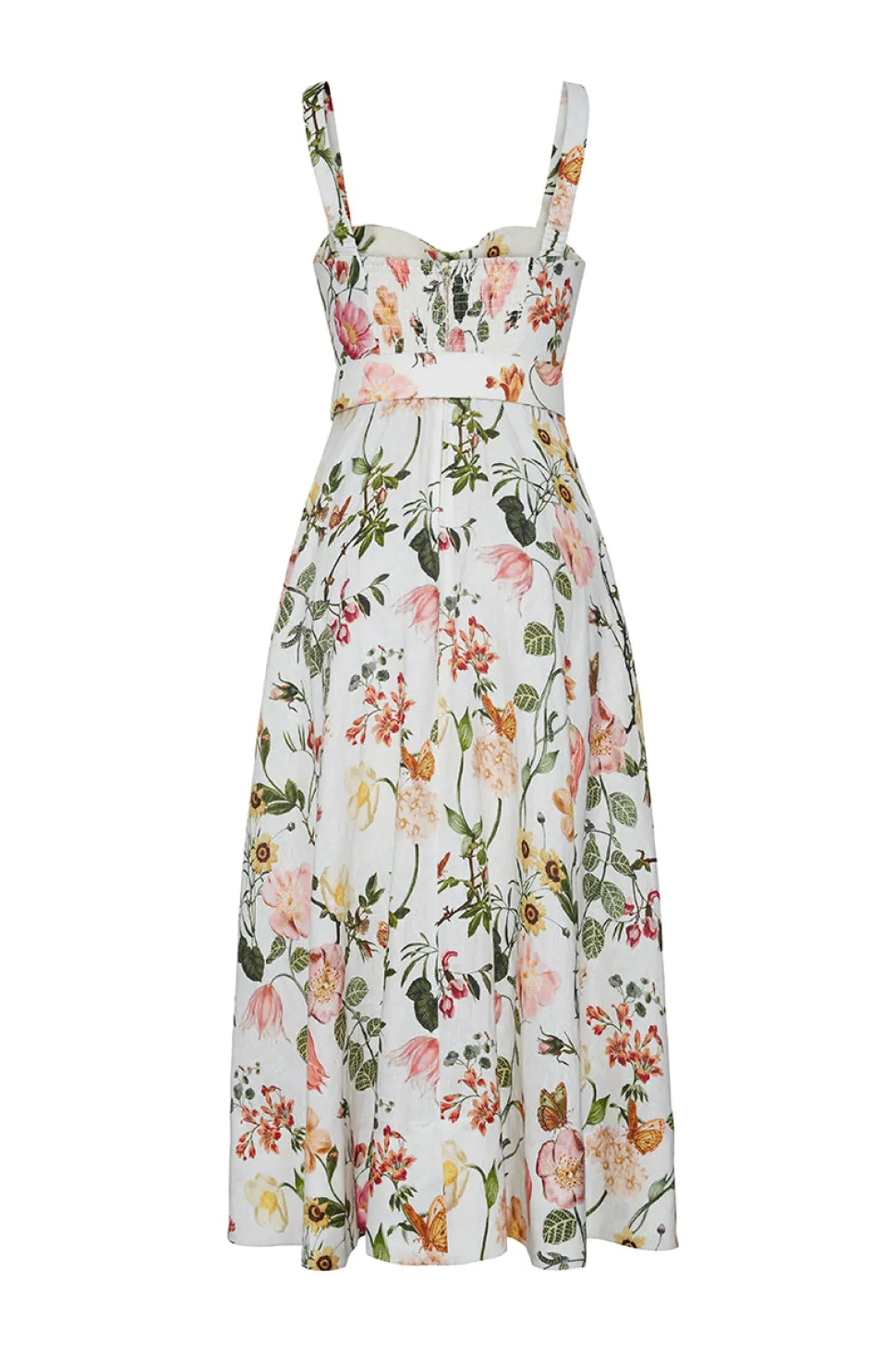 OTM Exclusive: Calypso Dress in White Stems