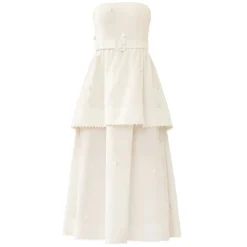 OTM Exclusive: Daisy Dress in Pearly White