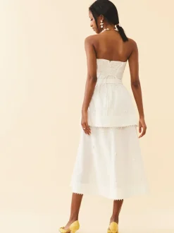 OTM Exclusive: Daisy Dress in Pearly White