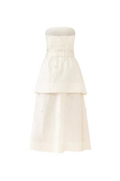 OTM Exclusive: Daisy Dress in Pearly White