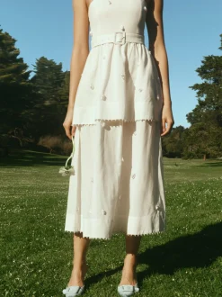 OTM Exclusive: Daisy Dress in Pearly White