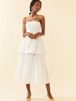 OTM Exclusive: Daisy Dress in Pearly White