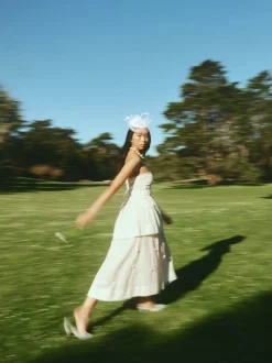 OTM Exclusive: Daisy Dress in Pearly White