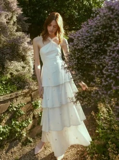 OTM Exclusive: Emma Dress in Pearly White