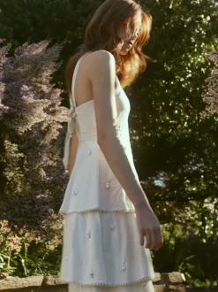 OTM Exclusive: Emma Dress in Pearly White
