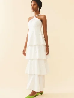 OTM Exclusive: Emma Dress in Pearly White