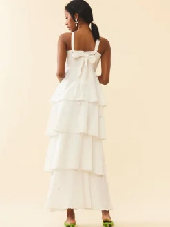 OTM Exclusive: Emma Dress in Pearly White