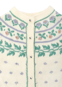OTM Exclusive: Floral Fair Isle Cardigan