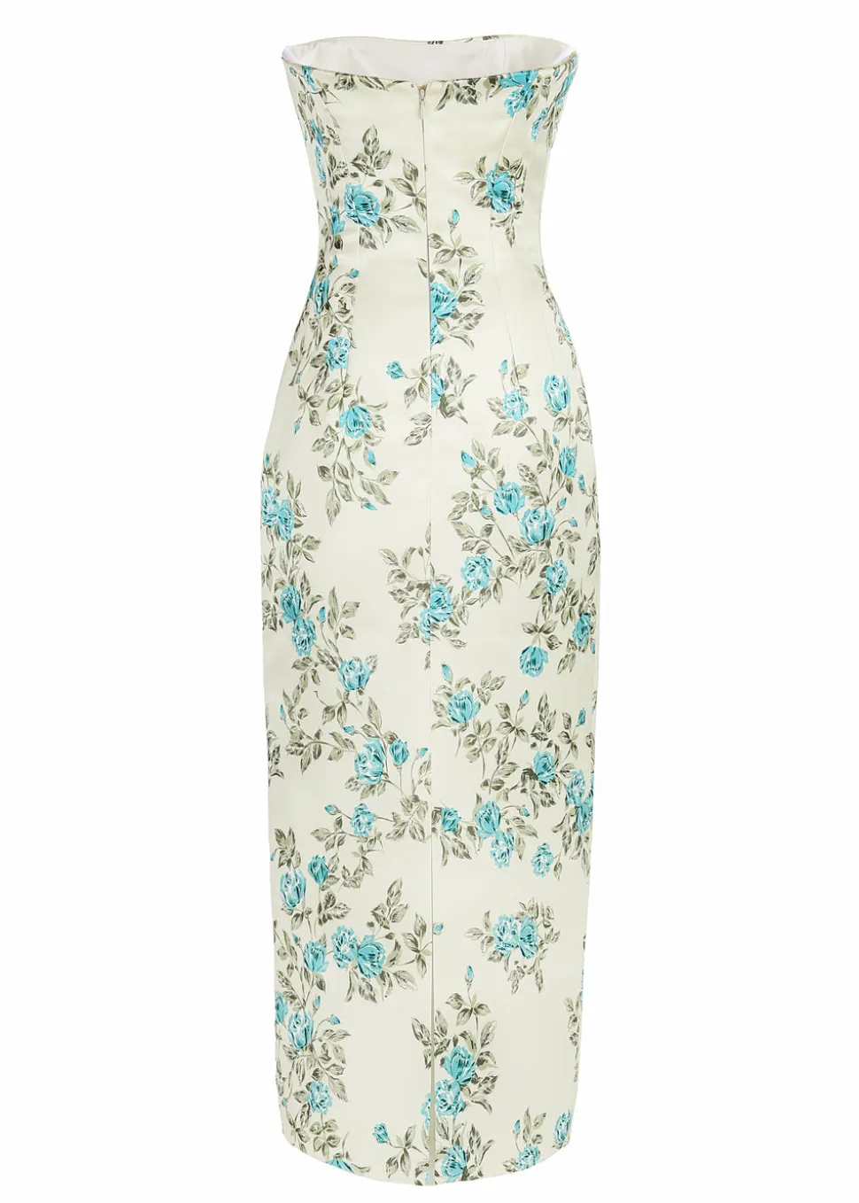OTM Exclusive: Leila Floral Dress in Blue Turquoise