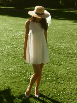 OTM Exclusive: Mattie Dress in Pearly White