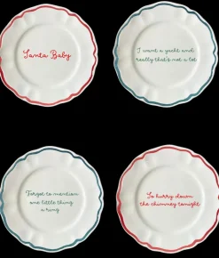 OTM Exclusive: Santa Baby Plates, Set of 4