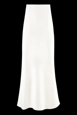 OTM Exclusive: Silk Avin Maxi Slip Skirt in Ivory
