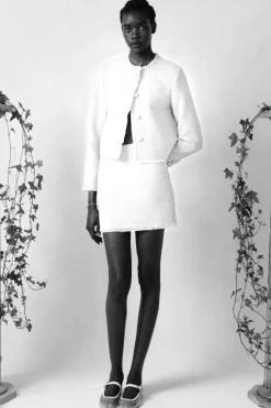 OTM Exclusive: Sydney Skirt in Ivory Tweed