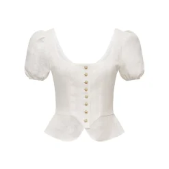 Ottilie Bodice in Ivory