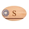 Oval Dip Board with Ceramic Bowl