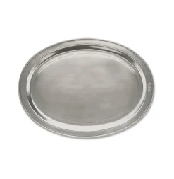 Oval Incised Tray, Medium