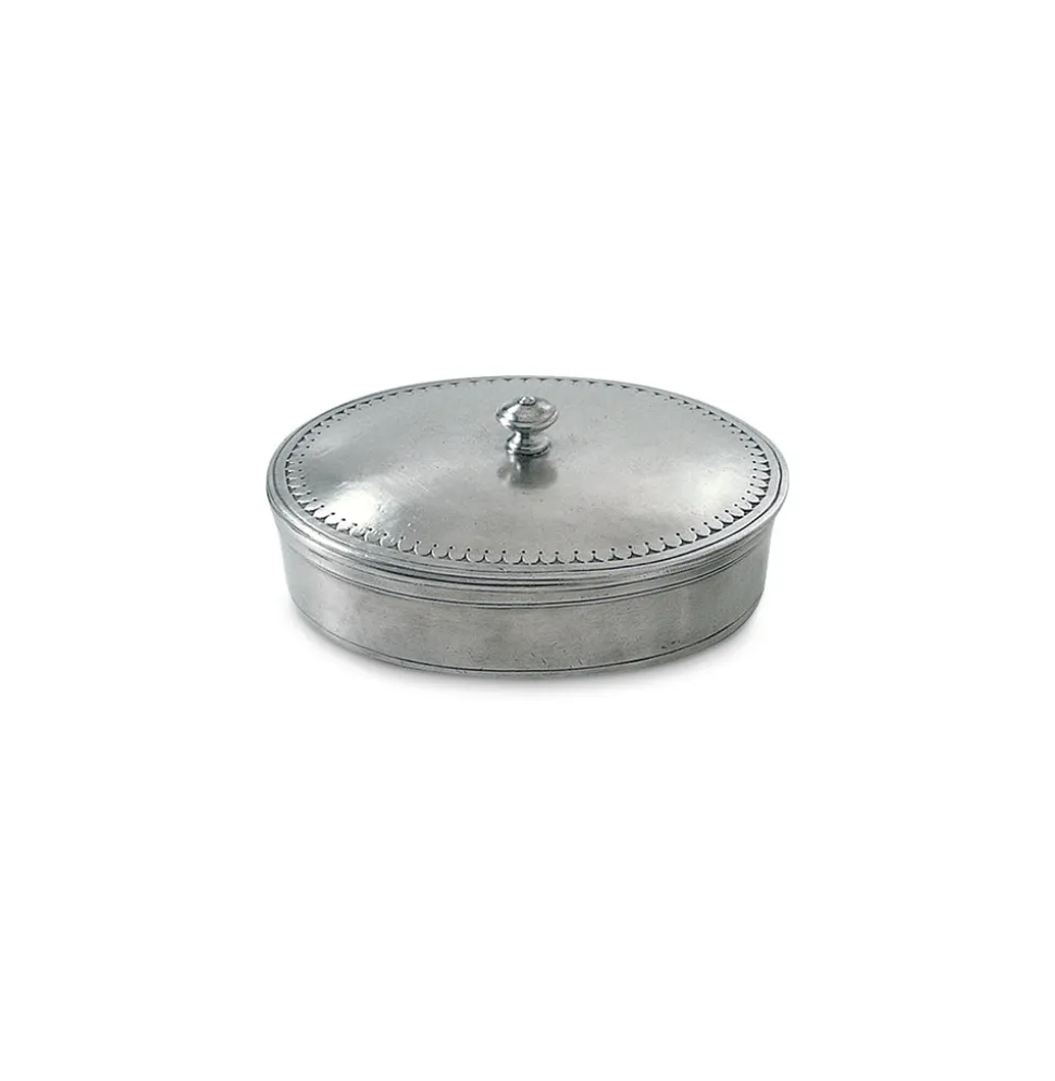 Oval Lidded Box, Large