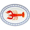 Oval Platter in Lobster