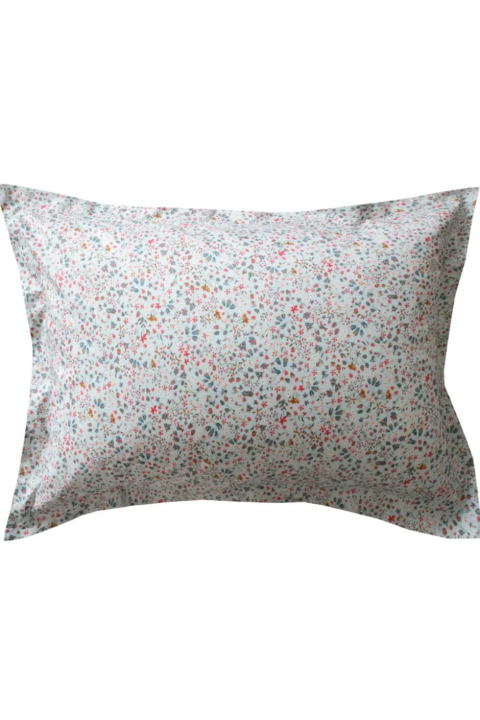 Oxford Pillowcase Made With Liberty Fabric in Donna Leigh Silver