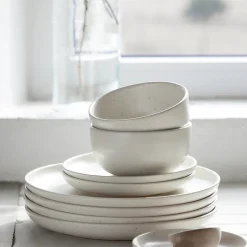 Pacifica Collection Cereal Bowls in Vanilla, Set of 6