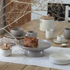 Pacifica Collection Coffee Cups & Saucers in Artichoke, Set of 6