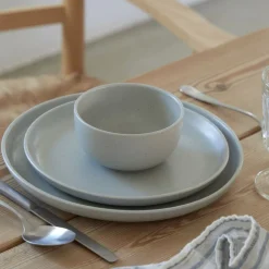 Pacifica Collection Fruit Bowls in Oyster Grey, Set of 6