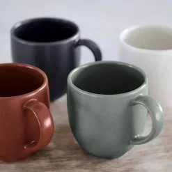 Pacifica Collection Mugs in Vanilla, Set of 6