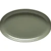 Pacifica Collection Oval Plates in Artichoke, Set of 6