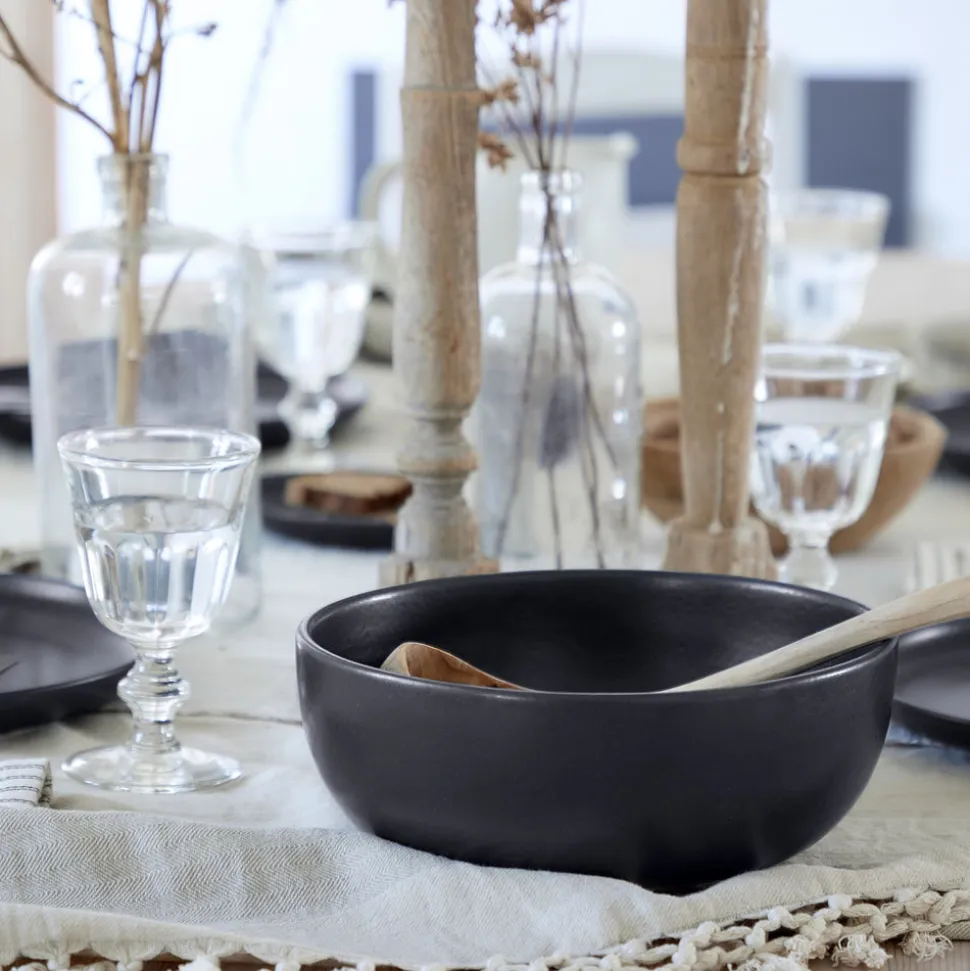 Pacifica Collection Serving Bowl 10" in Seed Grey