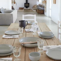 Pacifica Collection Serving Bowl 13" in Oyster Grey