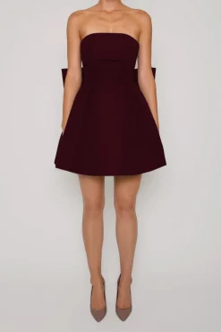 Paige Silk Faille Full Mini Dress