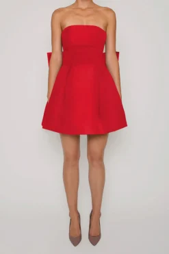 Paige Silk Faille Full Mini Dress