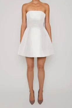Paige Silk Faille Full Mini Dress
