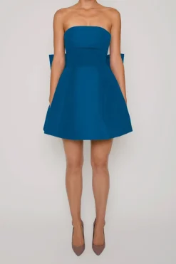 Paige Silk Faille Full Mini Dress