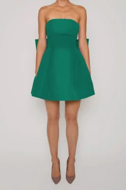 Paige Silk Faille Full Mini Dress