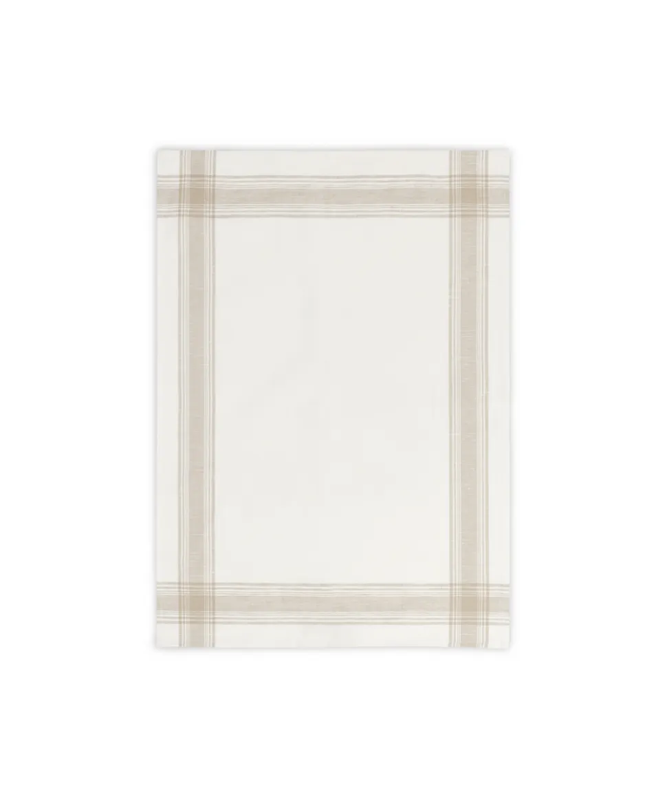 Pair of Bistrot Tea Towels in Natural, Set of 2