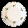 Palm Tree Everywhere Scalloped Plate, Set of 6