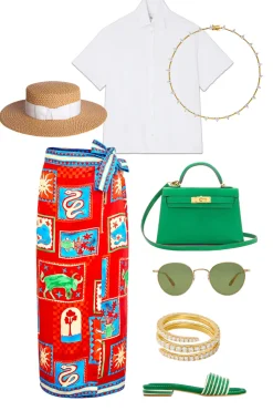 Paloma Wrap Skirt in Santa Fe