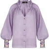 Pansy Blouse in Lilac