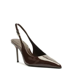 Paola Patent Pump in Root Brown