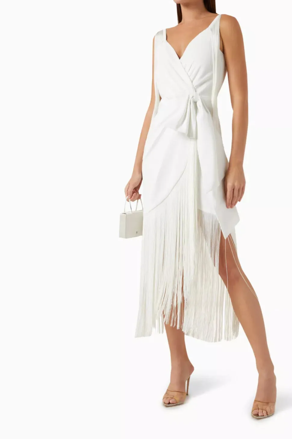 Parchita Dress in White