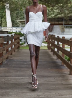Paris Lace Mini Dress