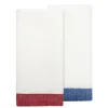 Paris Tea Towels in Blue & Red, Set of 2