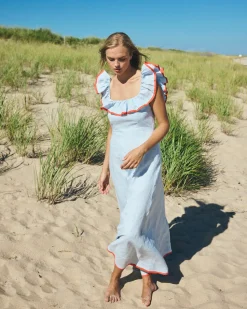 Parker Dress in Light Blue