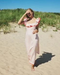 Parker Dress in Pink Sand