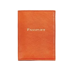 Passport Holder in Goatskin Leather